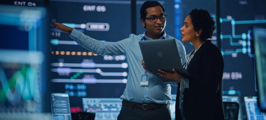 Cross-functional teams combining technology
