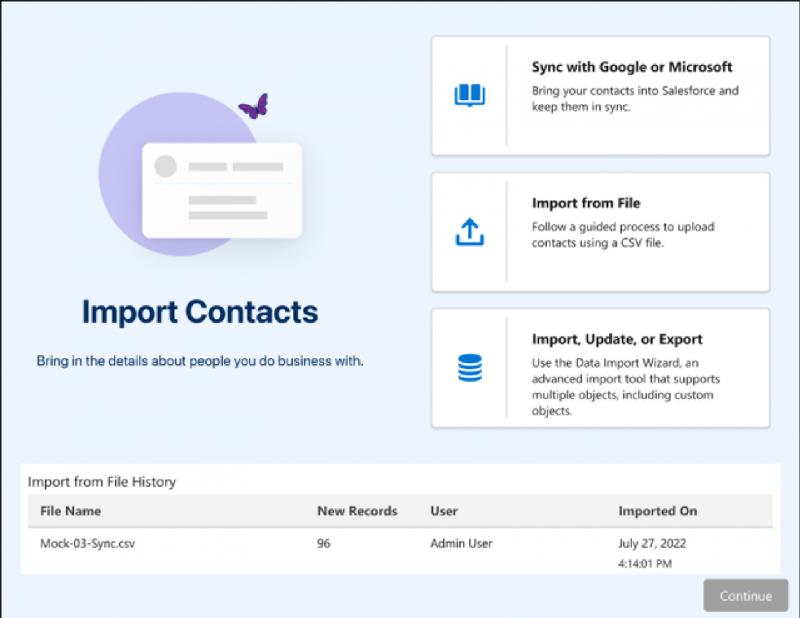 Importing Contacts and Leads with a Guided Experience Importing Contacts and Leads with a Guided Experience
