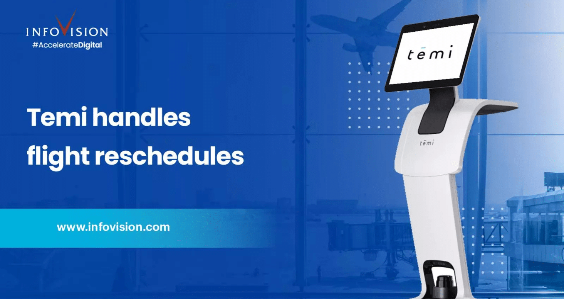 Temi handles flight reschedules